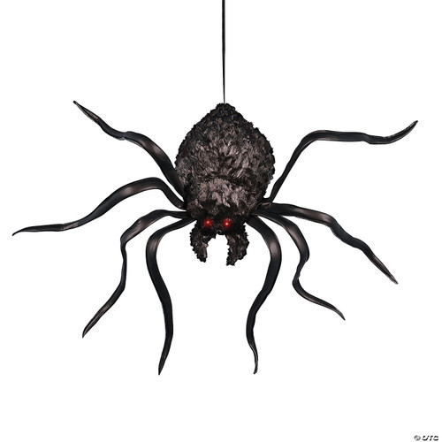 Hanging Shaking Spider 27" Animated Prop Halloween Decoration