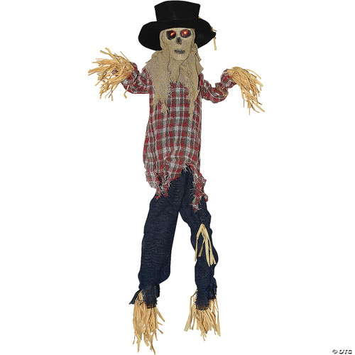 Hanging Animated Kicking Scarecrow