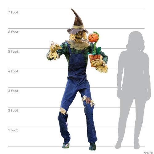 7' Animated Rotten Harvester- size comparison