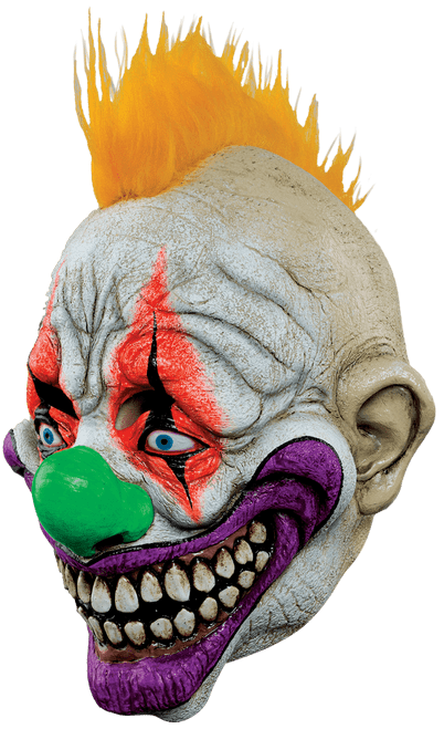 Prankster UV Neon Clown Mask