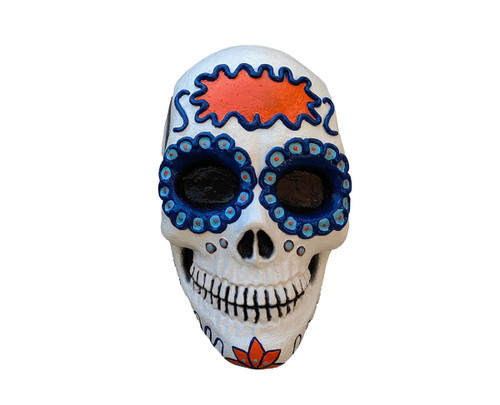 Blue Sugar Skull Prop- front view