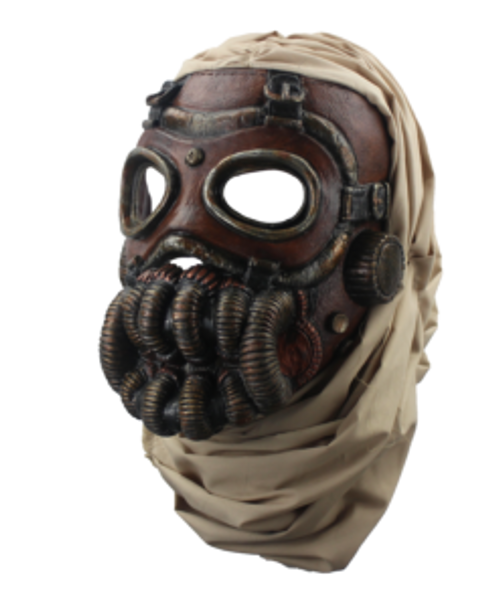 Desert Raider Mask- left angled view