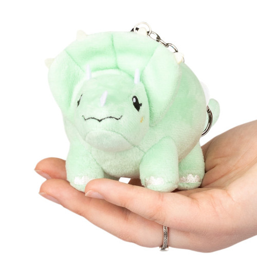 Micro Squishable Triceratops- front view