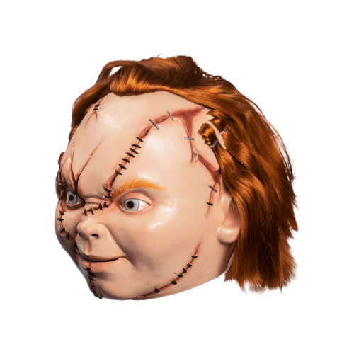 Curse of Chucky- Scarred Chucky Mask- left angled view