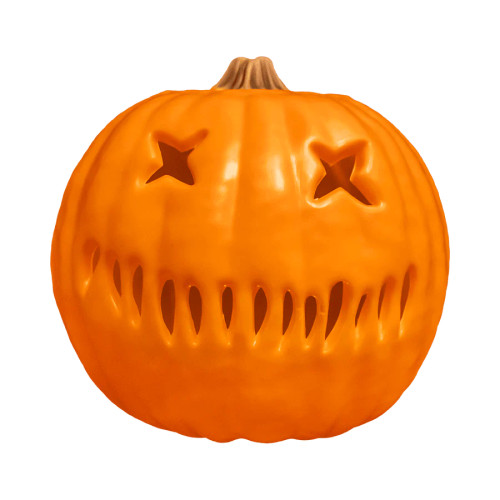 Trick R' Treat - Light Up Pumpkin- front view