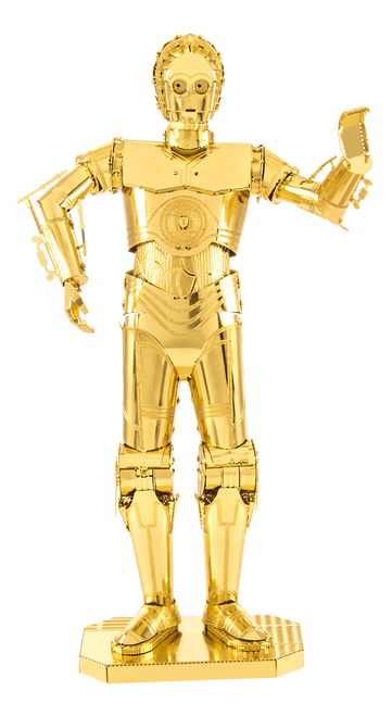 Star Wars- Gold C-3PO Model Kit- front view