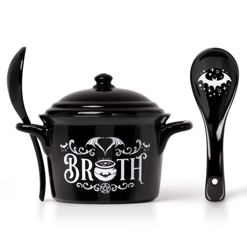 Bat Broth Bowl- lid on