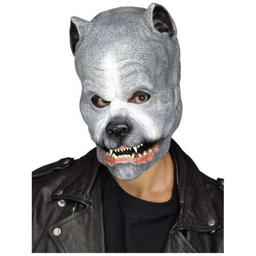 Gray Pit Bull Mask