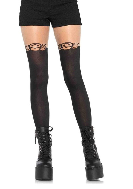 Perrie Monkey Business Women's Tights- front view