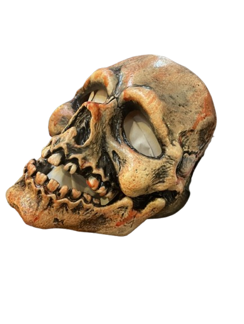 Bloody Skull Face Mask- left side view Bloody Skull Face Mask- left side view
