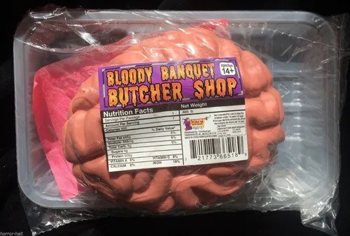 Brain prop in tray