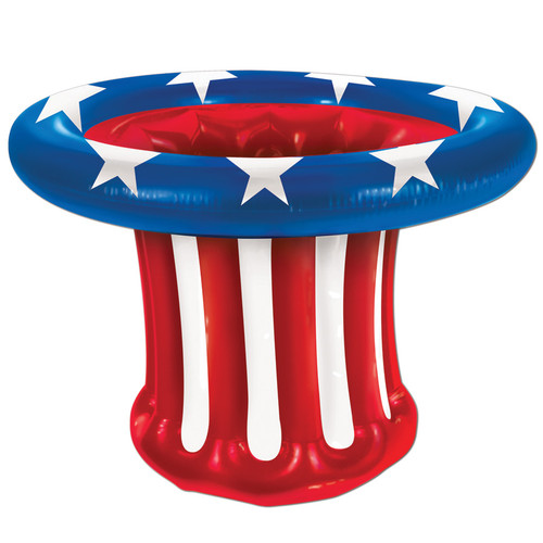 INFLATABLE PATRIOTIC HAT COOLE