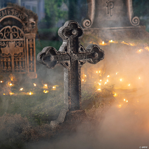 Celtic Cross Tombstone- in yard