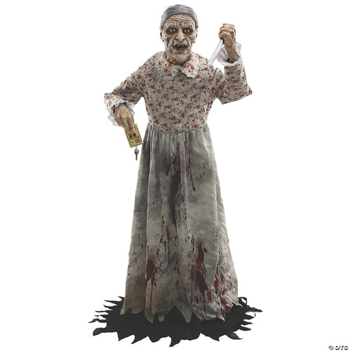 Scary Granny Prop- front view