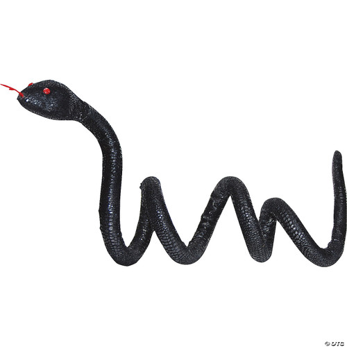 61" Black Poseable Snake