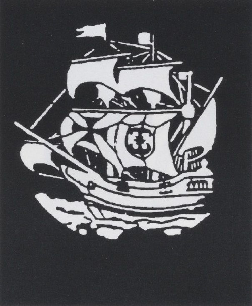 STENCIL SAILING SHIP EARLY AME