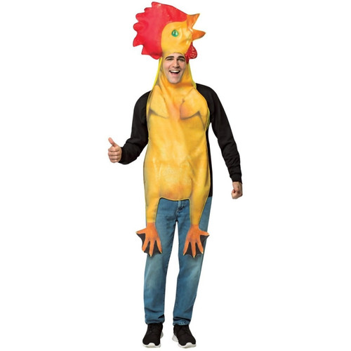 GET REAL RUBBER CHICKEN COSTUME