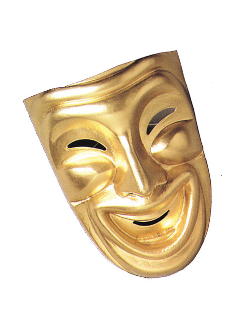 COMEDY MASK GOLD