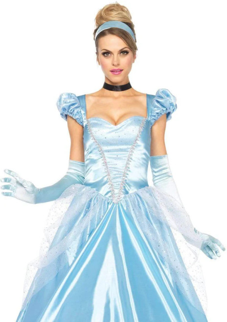 Classic Cinderella Costume- front view up close