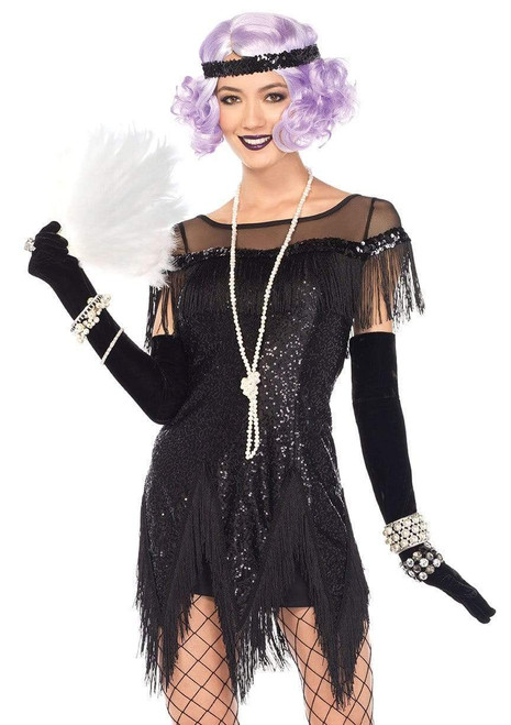 Foxtrot Flirt Flapper Costume- front view