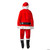 Complete Velour Santa Suit Costume- back view