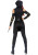 Stealth Ninja Costume- back view