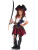 Girl's Caribbean Pirate Costume- front view, full body