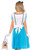 Alice in Wonderland™ Classic Alice Costume- back view
