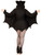 Cozy Bat Costume- plus, back view, full body