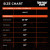 Halloween II Adult Coveralls- size chart