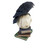 Poe's Raven Skull- back view