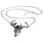 White Hart, Black Rose Pendant
