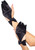 GLOVES SATIN CUT OUT BLK