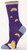 Shitting Rainbows Crew Socks- single sock left side view