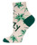 It's Lazy Time Ankle Socks- single sock left side view