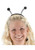 Black Bug Antennae Headband- worn by adult model 2 close up