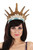 Mermaid Queen Crown Headband- worn by adult model close up