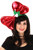 Giant Christmas Bow Headband- worn by model