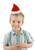 Mini Plush Santa Hat- worn by child model