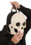 Black Costume Headsock- worn by model putting on mask