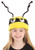 Kids Bumblebee Plush Hat- worn by model front view