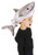 Kids Plush Shark Hat- worn by model