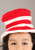 Dr. Seuss- The Cat in The Hat Fleece Toddler Hat- close up front view