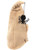 Nightmare Before Christmas- Oogie Boogie Santa Hat- back view