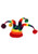Rainbow Wacky Jester Plush Hat- front view