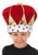 Frog Prince Reversible Plush Hat- worn by child model, crown side