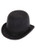 Derby Hat Black- top angled view