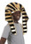 King Tut Plush Hat- worn by male model angled view