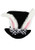 Alice in Wonderland- White Rabbit Topper Hat