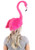 Flamingo Plush Hat- worn by model back view
